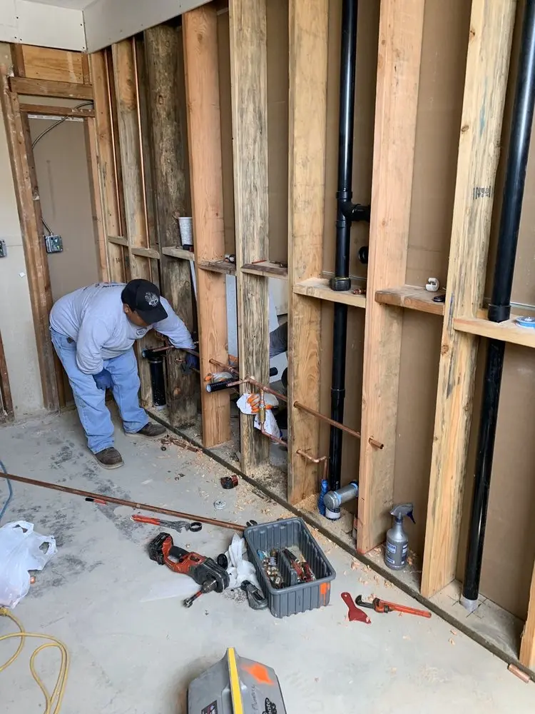Commercial rough-in plumbing for Gas Line Repair in Settlers Landing